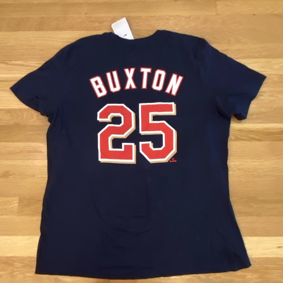 Nike Minnesota Twins Mens Navy #25 Buxton Short Sleeve LightweightTee/ XL/ NWT - Picture 3 of 12
